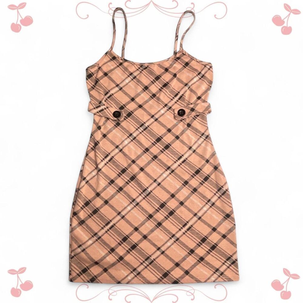 Rue-21 Women's Pink and Black Dress - Picture 1 of 6